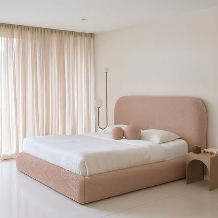 CAMA BOX TARIMA NUDED 2 PLAZAS ROSA CAMA BOX TARIMA NUDED 2 PLAZAS ROSA