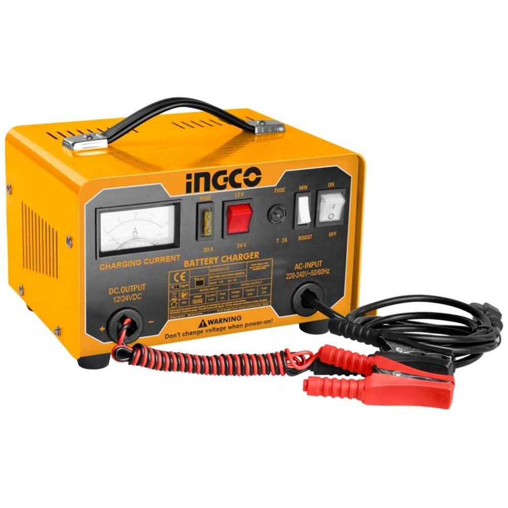 Cargador de Batería INGCO 12V 24V CB1601 para Autos Camiones
