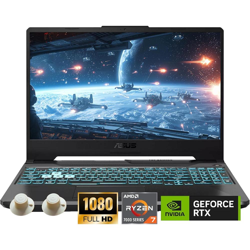 ASUS TUF A15 Laptop Gaming 15.6"" Ryzen 7 RTX 3050 32GB 1TB SSD | Negro (TECLADO INGLES)