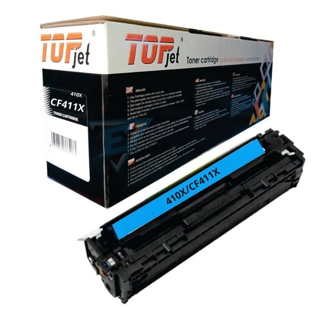 TONER HP 410X CF411X COMPATIBLE CIAN
