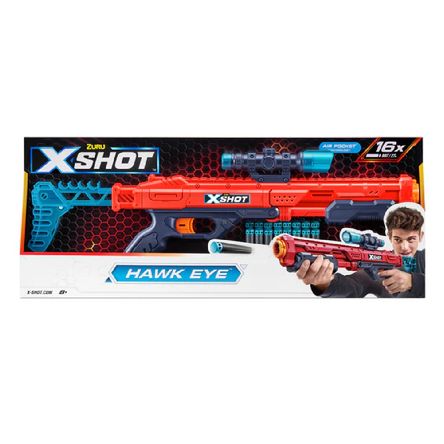 Lanzador de Dardos X-SHOT Ojo de Halcón con Mira Telescópica Lanzador de Dardos X-SHOT Ojo de Halcón con Mira Telescópica