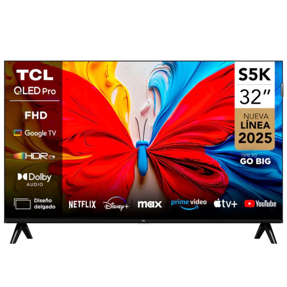 TELEVISOR TCL QLED 32 FHD SMART TV 32S5K- 2025