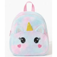 Mini Mochila Kawaii Arcoiris Lona Niños Escolar