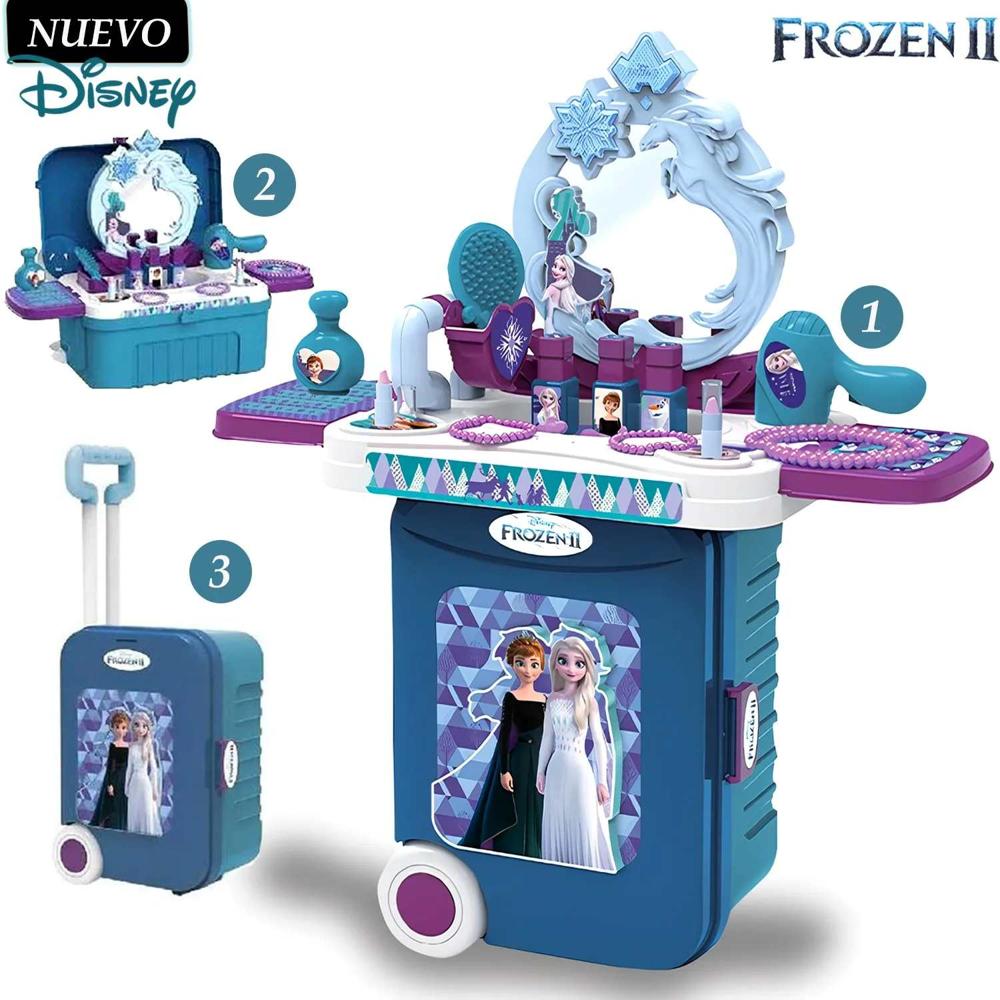 Juguete Set De Belleza y Maleta 3 En 1 Frozen II EODS008-953M