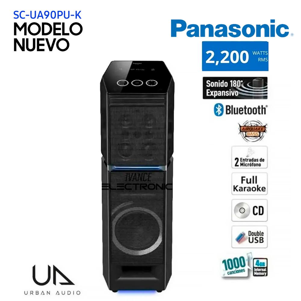 Equipo de Sonido Panasonic SC-UA90PU-K ONE BOOX 2200 W