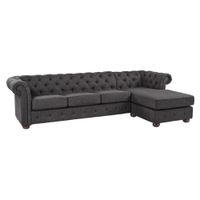 SECCIONAL CHESTER GRIS OSCURO - FALOTIH 3M