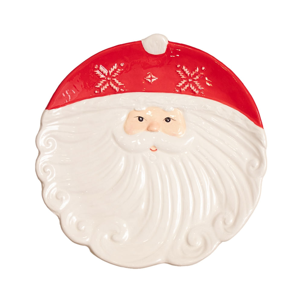 SETX2 BANDEJAS DE CERAMICA PAPA NOEL