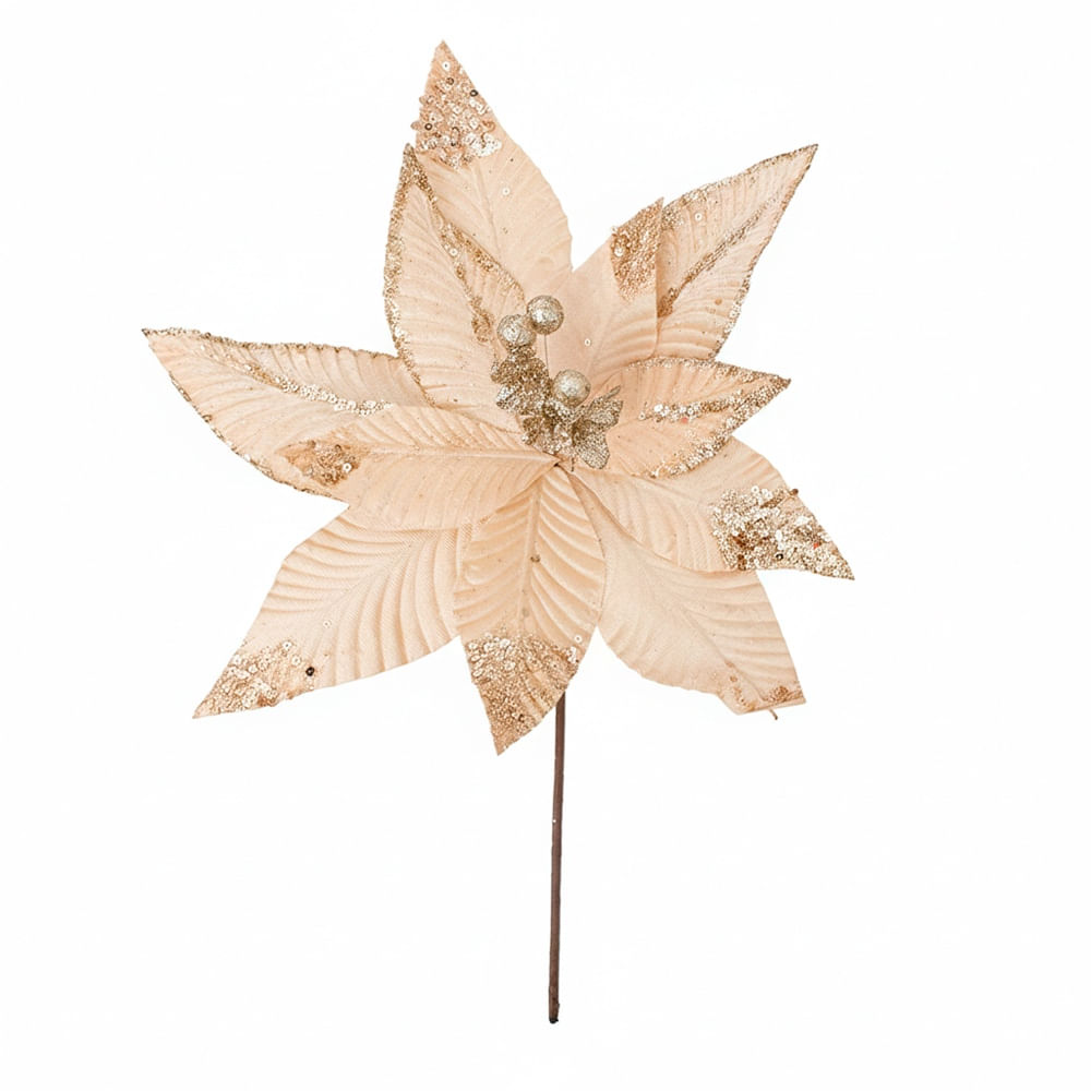 SETX4 FLORES POINSETTIAS PVC 30CM SURTIDOS