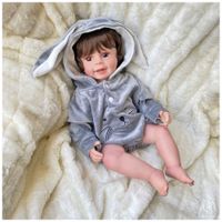 Muñeca Reborn Recién Nacido Liam Vinilo Siliconado 55 cm