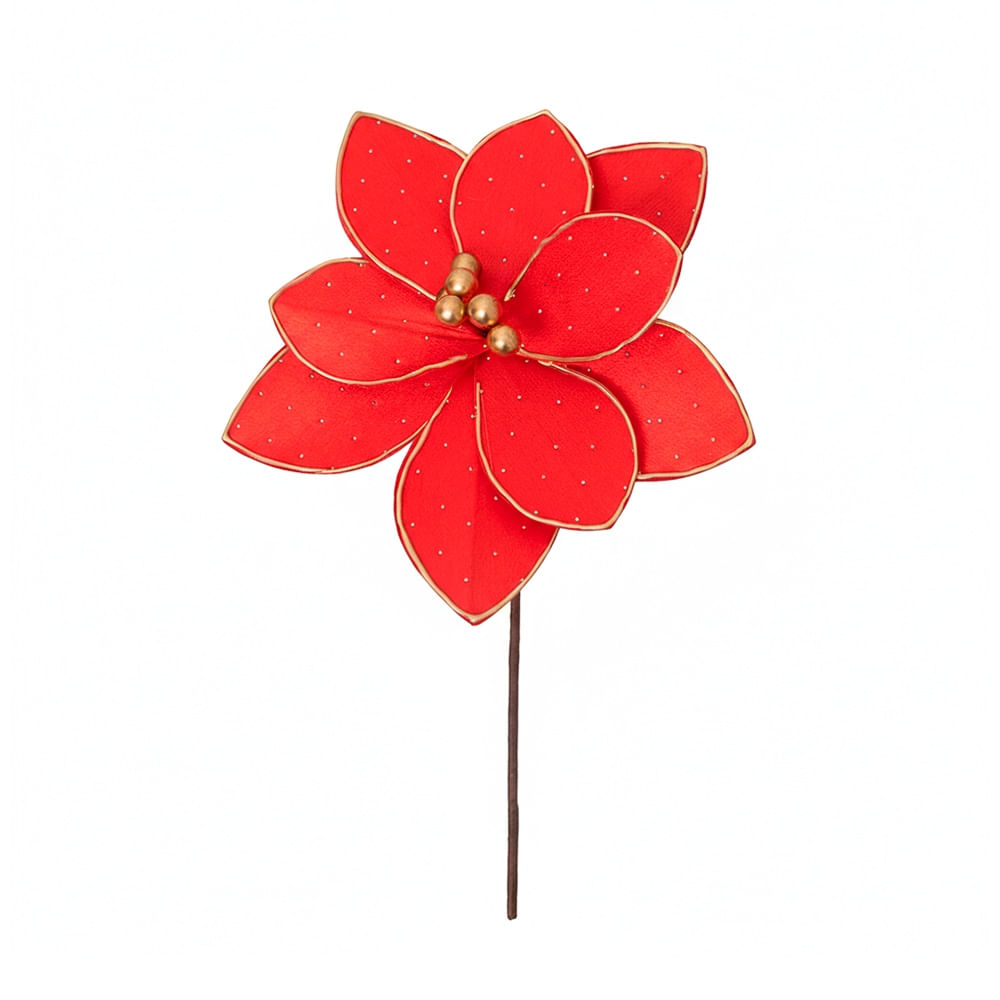 SETX3 FLORES POINSETTIAS 43CM PVC SURTIDOS
