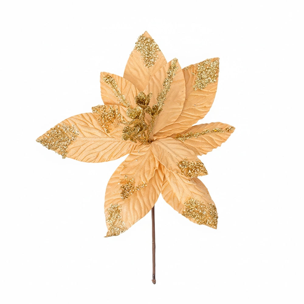 SETX4 FLORES POINSETTIAS 35CM PVC SURTIDOS