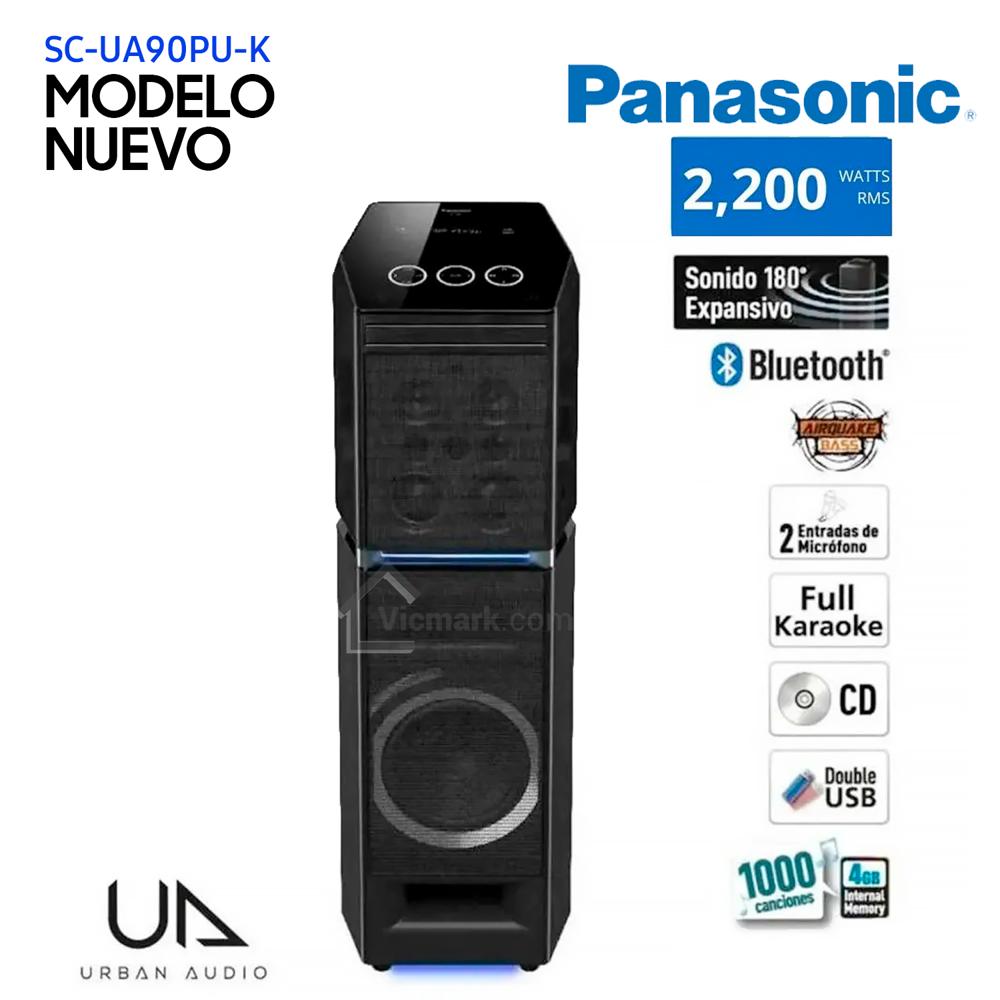 Equipo de Sonido Panasonic SC-UA90PU-K ONE BOOX 2200 W