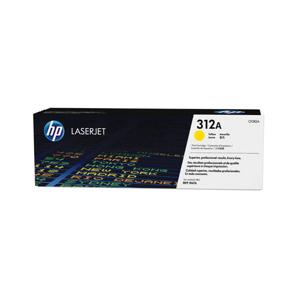 Tóner HP CF382A Amarillo 27K para LaserJet M476 Imprime con calidad y precisión