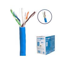 Cable UTP Cat6 CCA 23 AWG PVC Interior 305 MT Azul KONEXXION