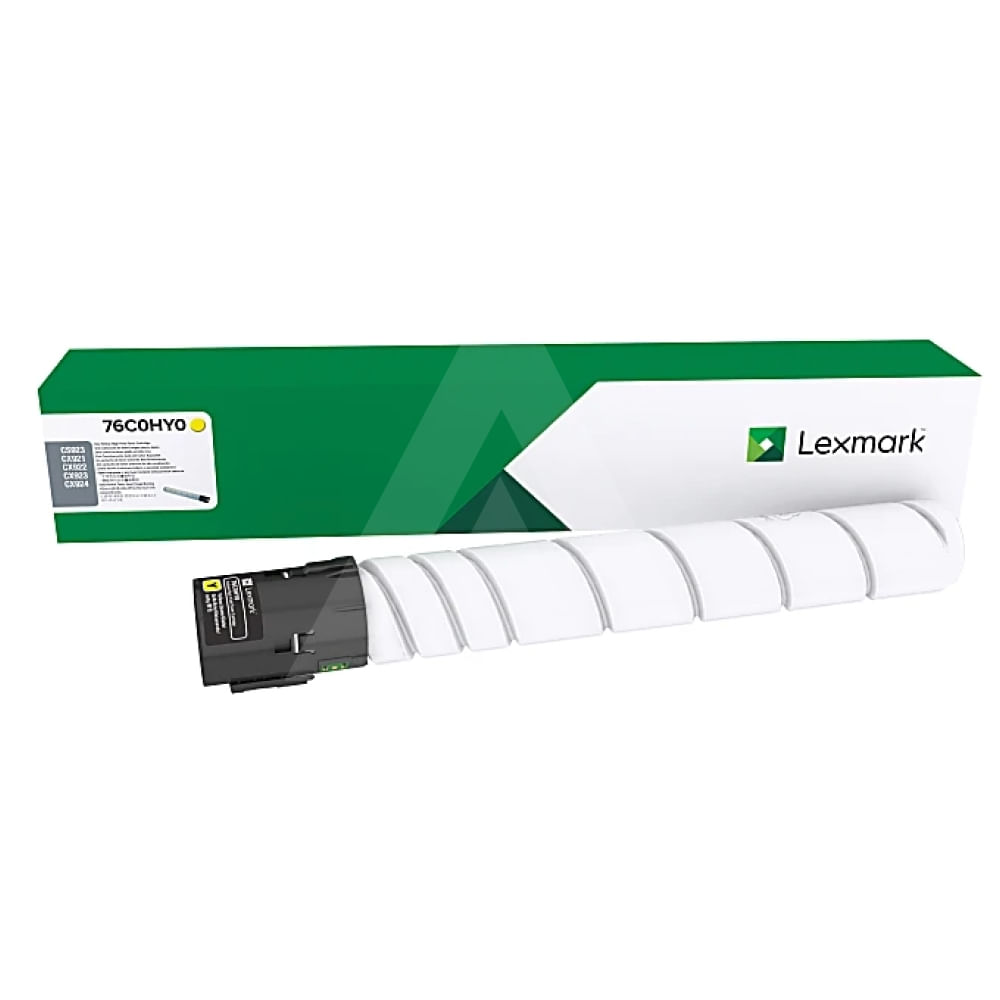 Toner Lexmark 76C0HY0 Amarillo 34K Páginas Alto Rendimiento Compatible para Impresoras Lexmark