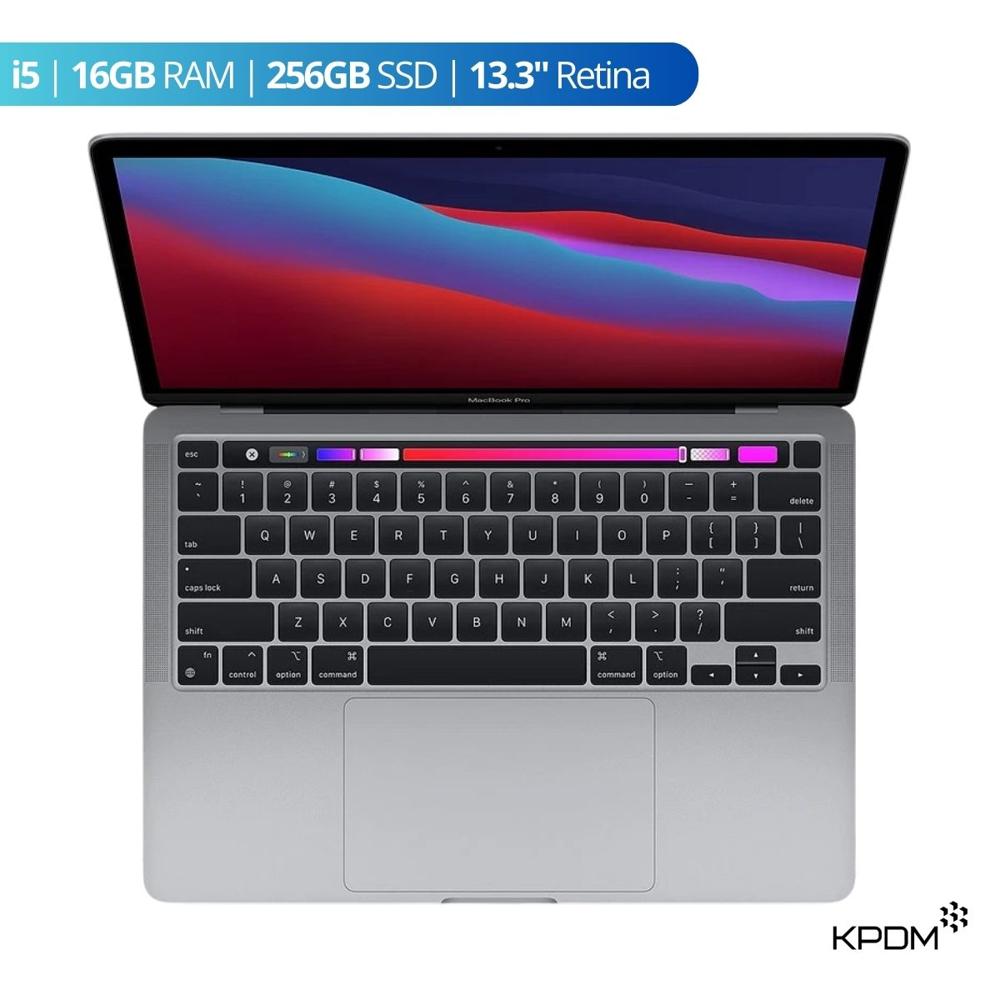 LAPTOP MACBOOK PRO 2019 TOUCH BAR i5 16GB 256GB 13.3"" GRIS ESPACIAL GRADO A REACONDICIONADO