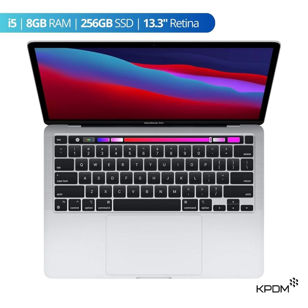 LAPTOP MACBOOK PRO 2019 TOUCH BAR i5 8GB 256GB 13.3"" PLATEADO GRADO A REACONDICIONADO
