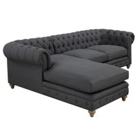 SECCIONAL CHESTERDEL NEGRO - FALOTIH 3M
