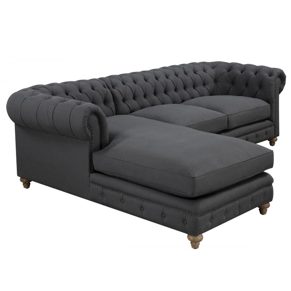 SECCIONAL CHESTERDEL NEGRO - FALOTIH 3M