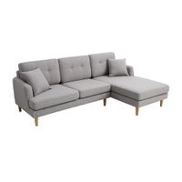 SECCIONAL FADELLA GRIS - FALOTIH 3M