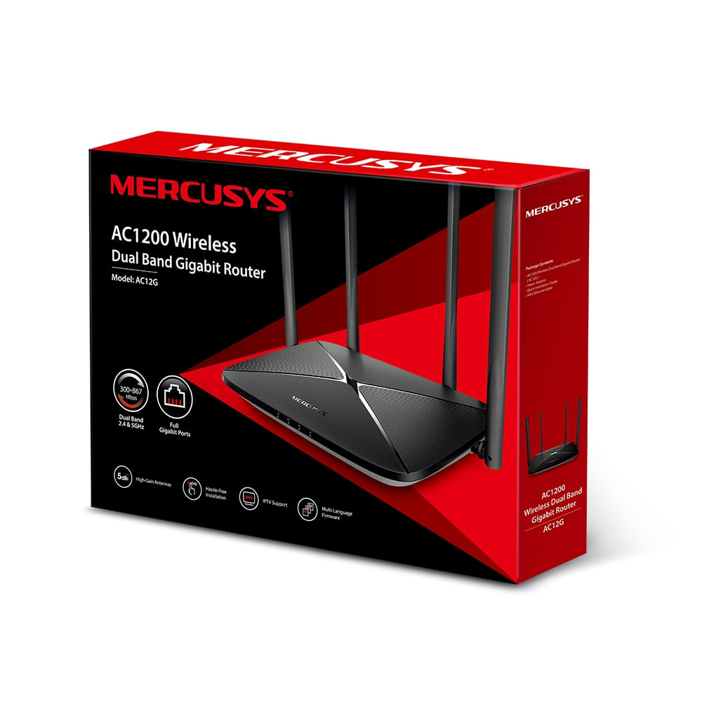 Amplificador WiFi Mercusys AC1200 con Bluetooth conexión rápida y cobertura mejorada para