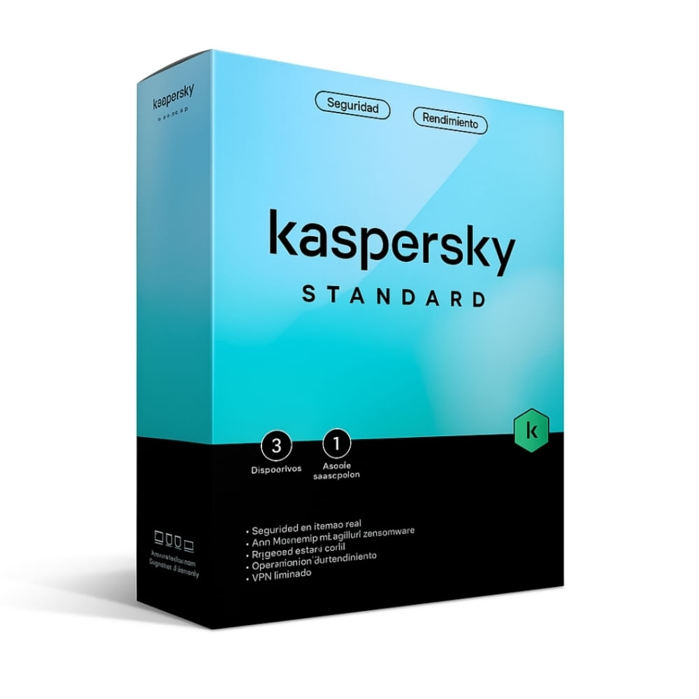 Kaspersky Standard 3PC 1 año Protección total para 3 dispositivos en un solo año