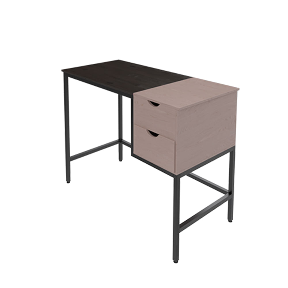 Escritorio Xtech XTFCD457 Marrón con Base Negra Estilo Moderno y Gran Durabilidad para Tu Hogar