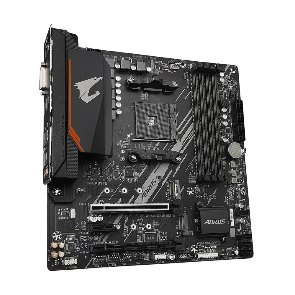 Placa base B550M AORUS Elite AX DDR4 WiFi alta velocidad y gran rendimiento