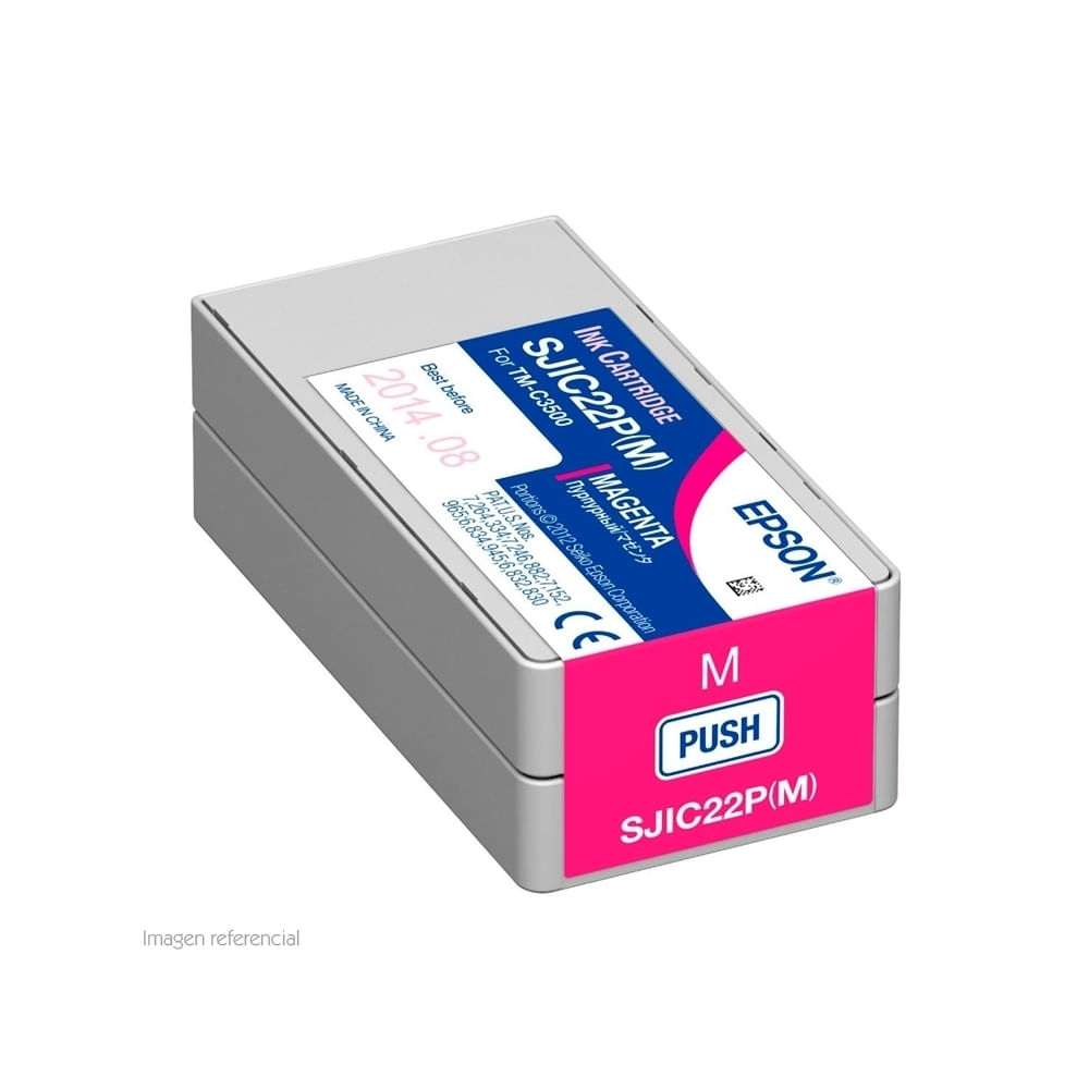 Cartucho de tinta Epson magenta para impresoras TMC3500  Alta calidad y rendimiento superior