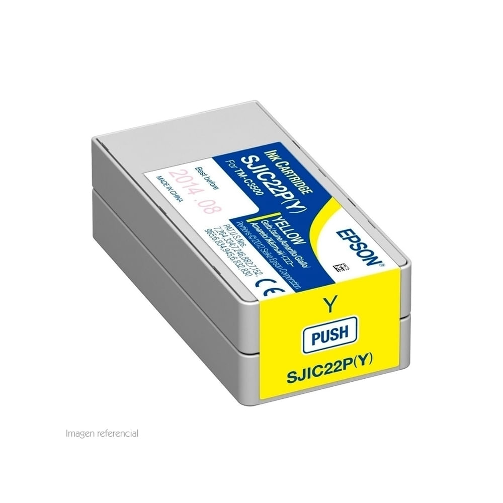 Cartucho de tinta amarilla Epson TMC3500 alta calidad y rendimiento para impresiones vibrantes