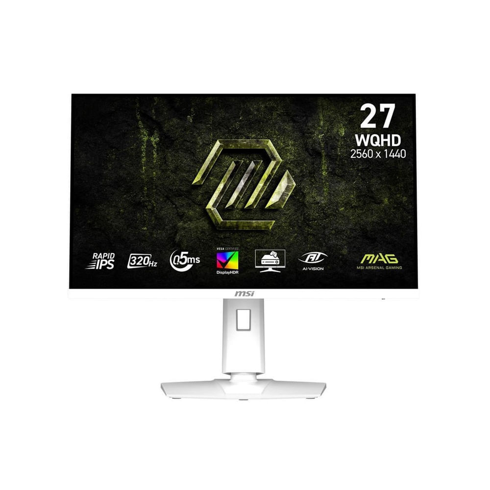 Monitor MSI MAG 274QRFW X32 27 pulgadas 2560x1440 IPS HDMI DisplayPort WQHD