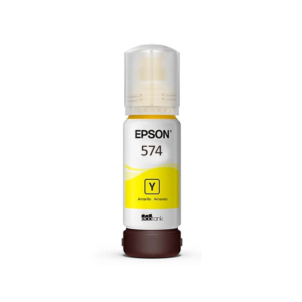 Tinta Epson 574 Amarilla 70ml para impresoras L8050 Colores vibrantes y alta calidad de impresión
