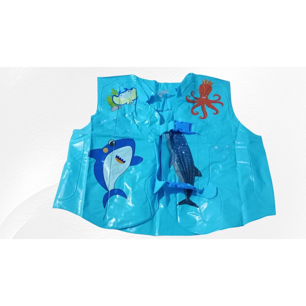 Flotador Chaleco Celeste Niños de 4 a 8 años