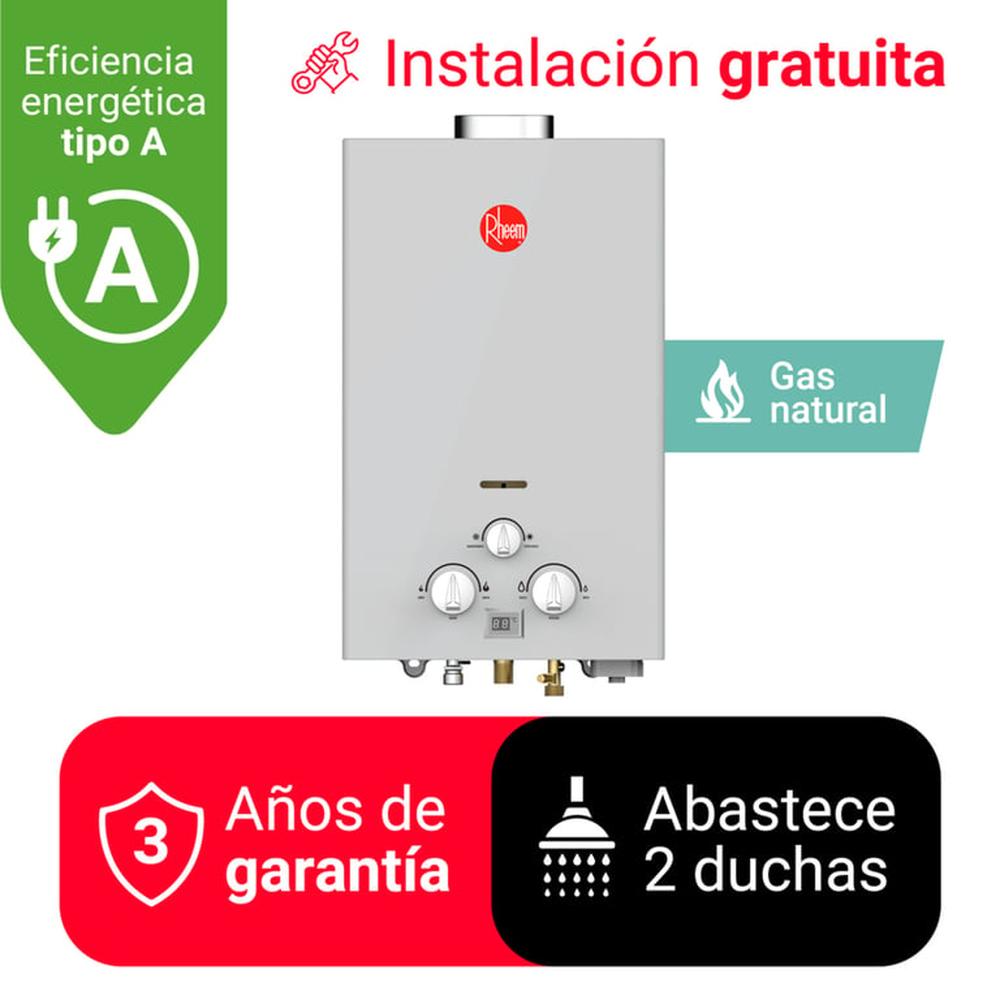 TERMA A GAS 10 L RHEEM GN TIRO NATURAL