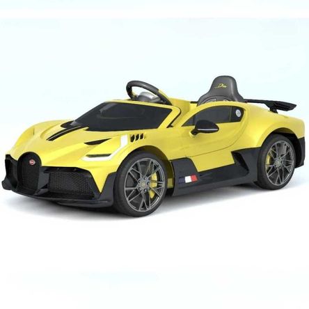 Carro a Bateria para Niños Bugatti Divo Amarillo Carro a Bateria para Niños Bugatti Divo Amarillo