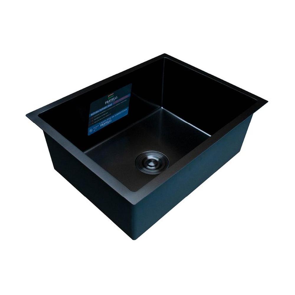 Lavadero P Marmol 59X45X23Cm Nano Black Infinity Premium - Fratelli