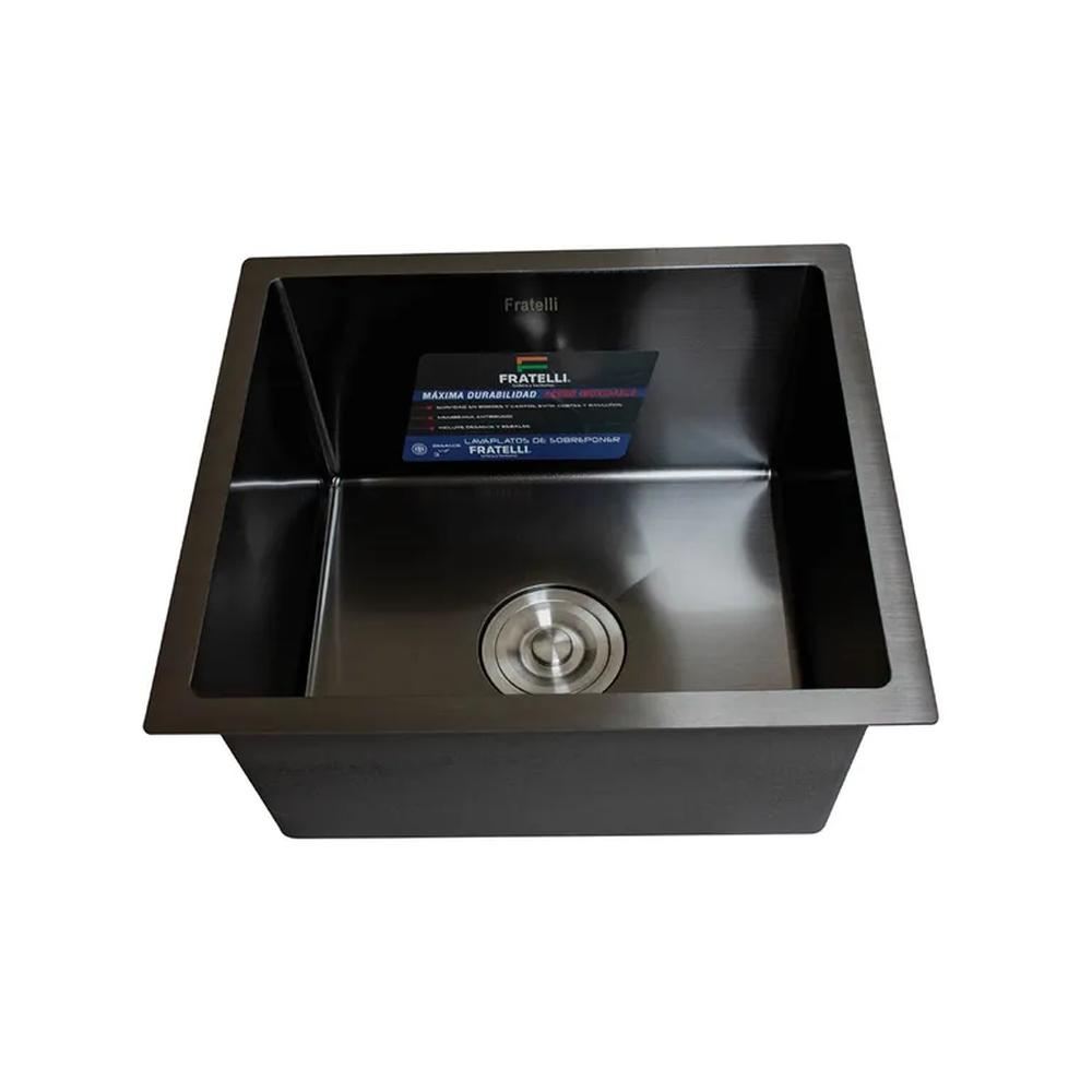 Lavadero P Marmol 50X44X23Cm Nano Black Infinity Premium - Fratelli