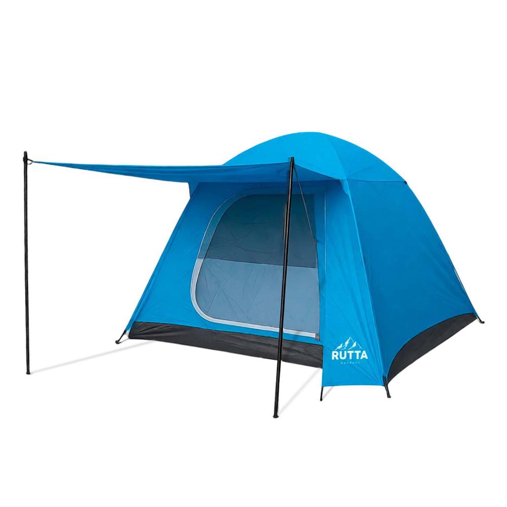 Carpa Camping Yosemite 4 pers. techo largo 3 m doble toldo