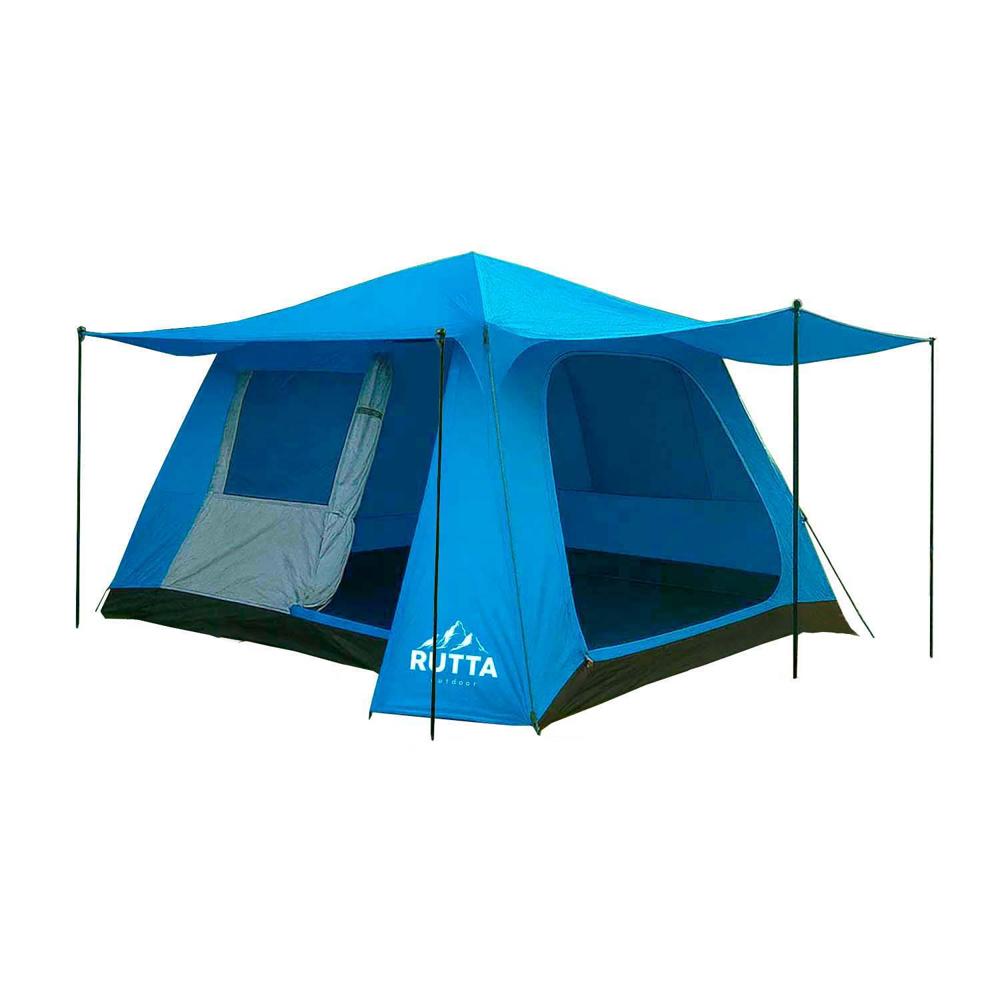 Carpa Camping Yosemite 10 pers. techo largo 3 m doble toldo
