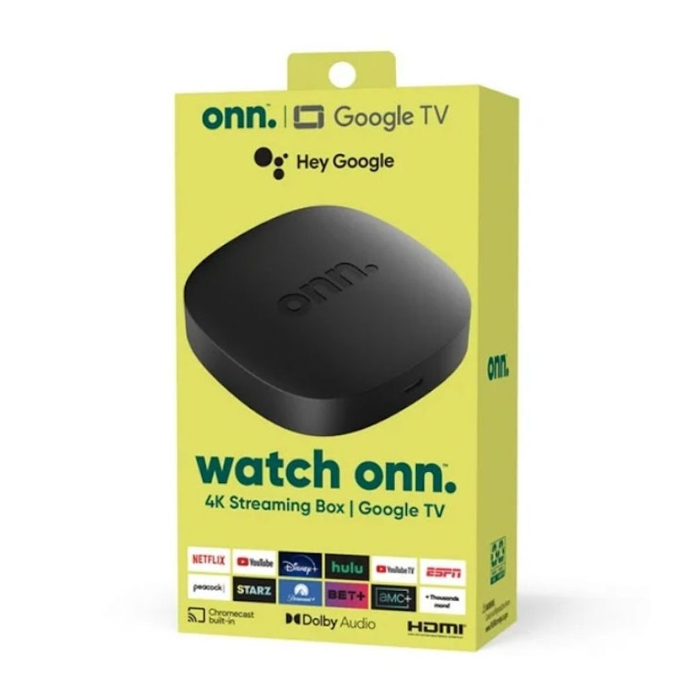 Convertidor Smart TV Google Onn TV 4k 2023 Streaming UHD con Control Voz
