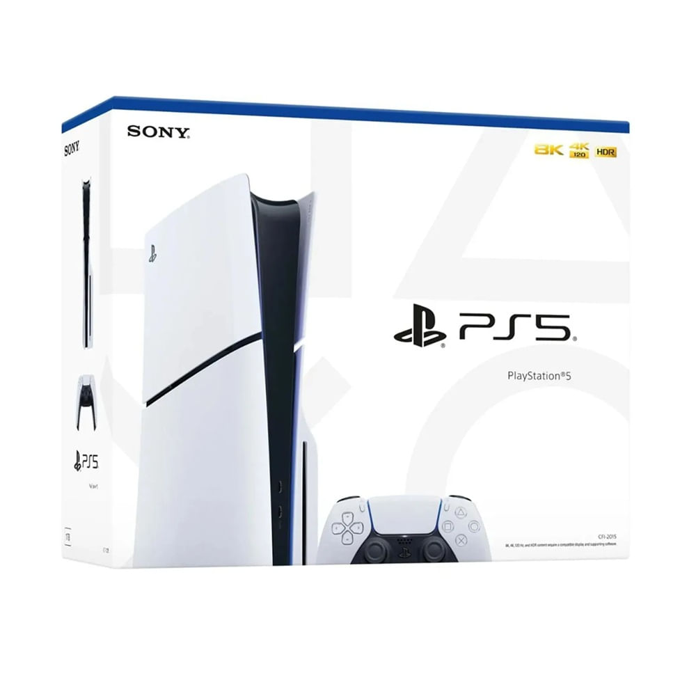 Playstation 5 Slim Consola con lector de Disco Blanco