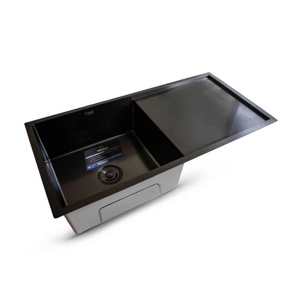 Lavadero P Marmol 100X50X23Cm Nano Black Infinity Premium - Fratelli