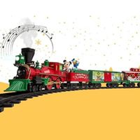 Juego de tren de juguete Mickey Mouse Express con batería con Bluetooth