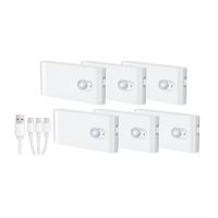 Luz con sensor de movimiento pack de 6