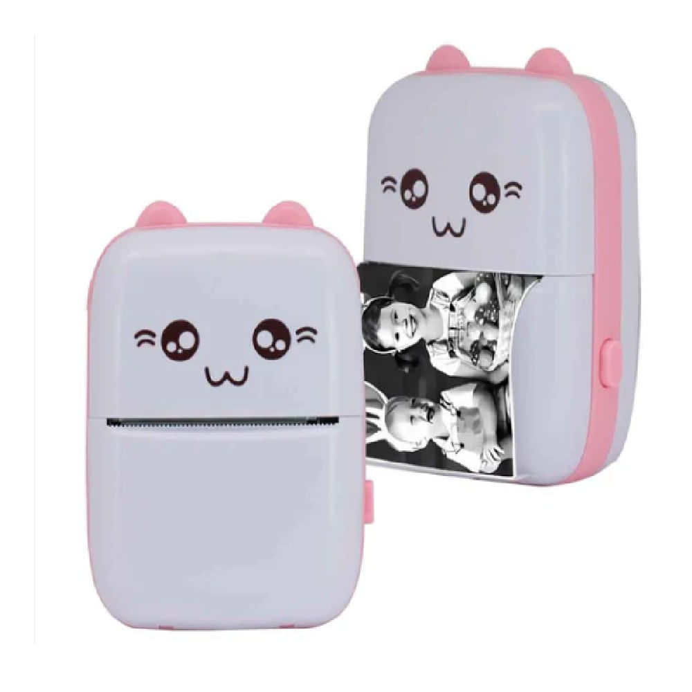 Mini Impresora Térmica Portátil Recargable Bluetooth Mini Impresora Térmica Portátil Recargable Bluetooth