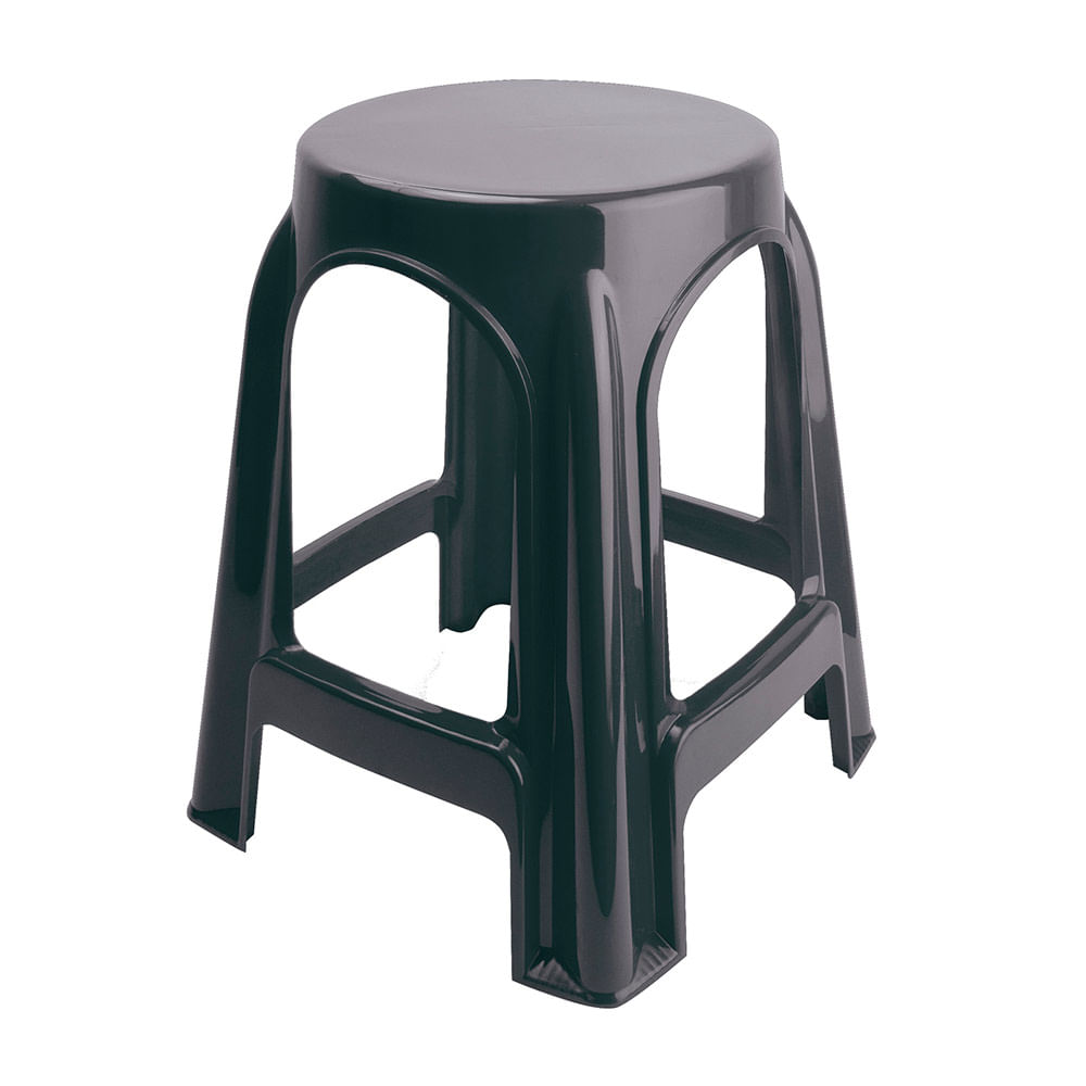 Banco de Plástico Publix Negro