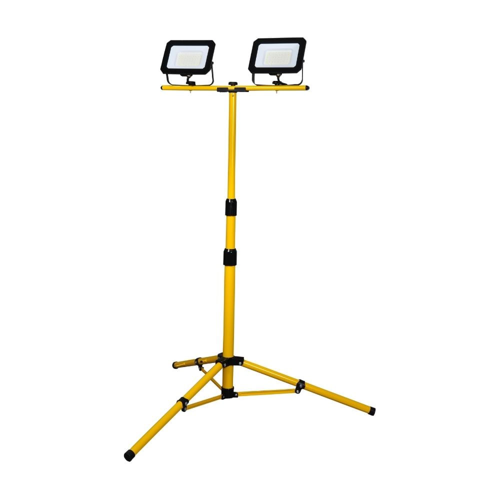 Reflector LED Orange con Tripode 2x 50W