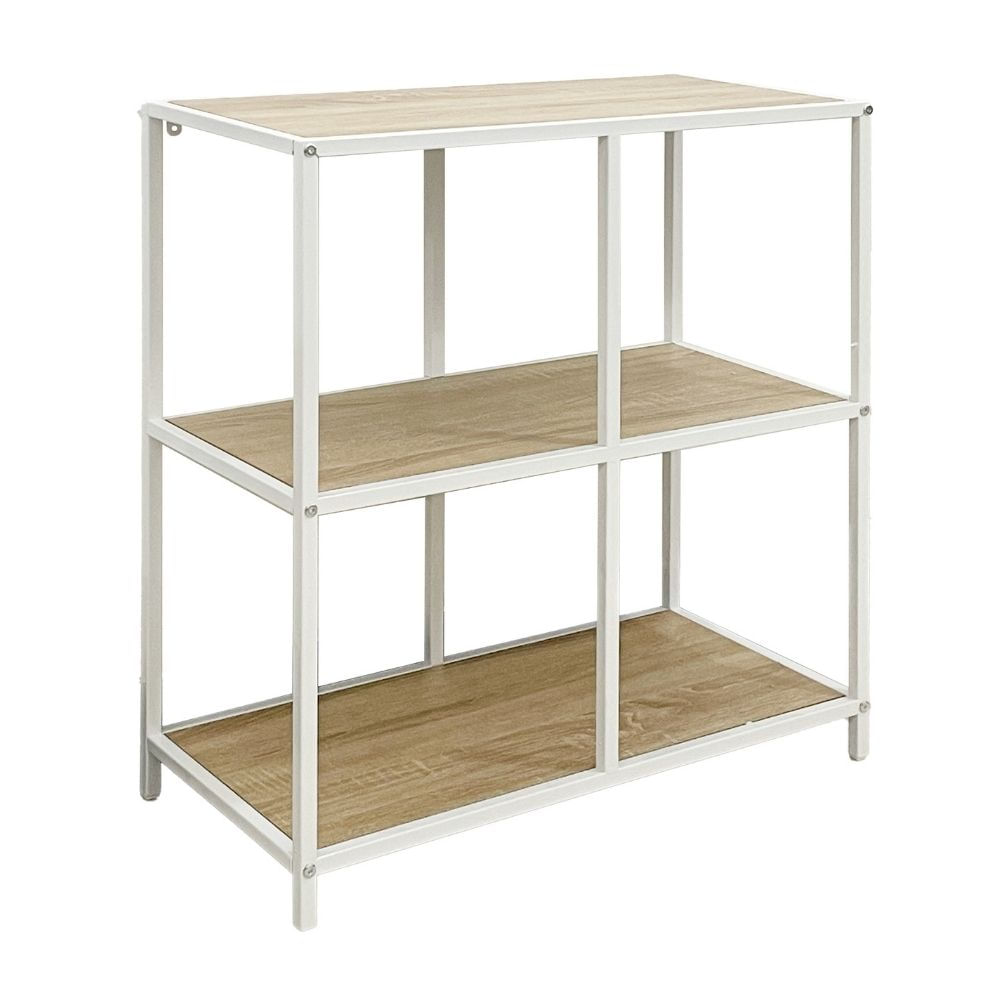 Estante Decorativo Orange Modelo HD0248_PRM_BLANCO MDF 2 Niveles Blanco 72x66x32cm