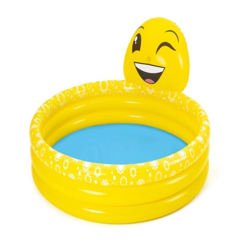 Piscina Inflable Bestway Rociadora Sonrisa Verano 282L 165x144x69cm