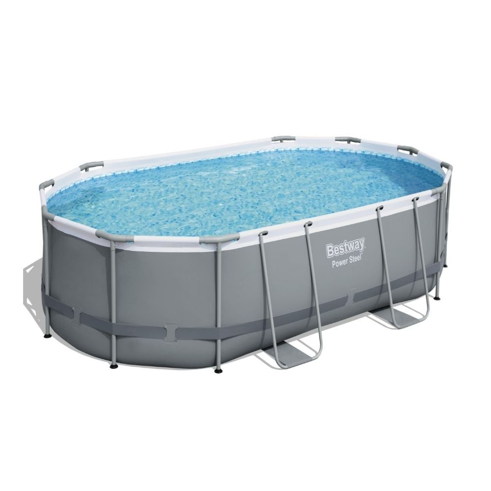 Piscina Estructural Ovalada Bestway Steel Pro Max 10949L 305x305x107cm
